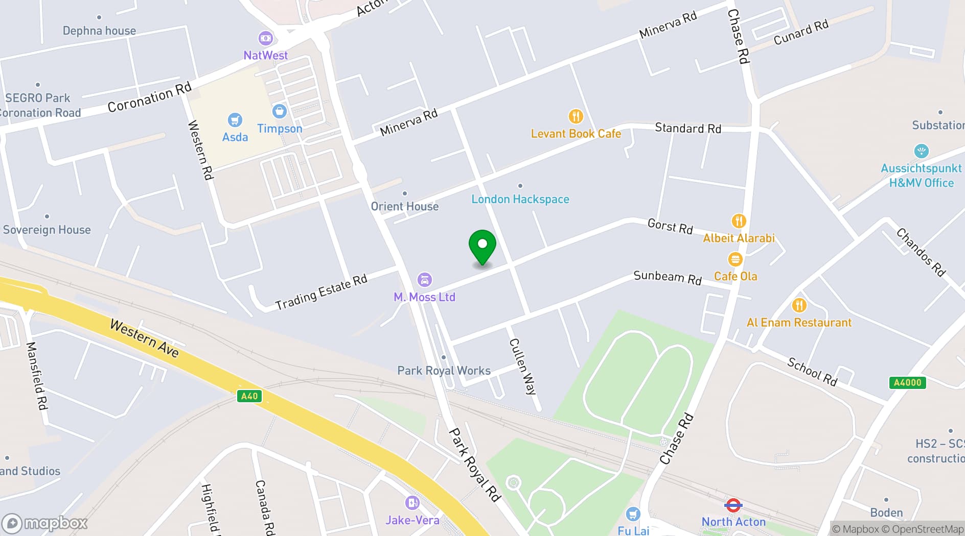 Map showing Klatch Studio - Black Box
