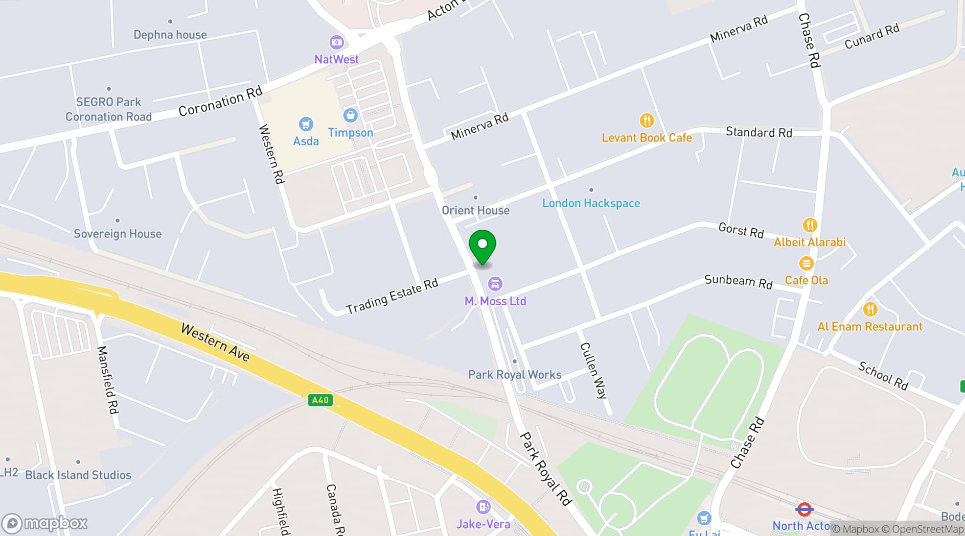 Map showing klatch Studio - Sound Stage