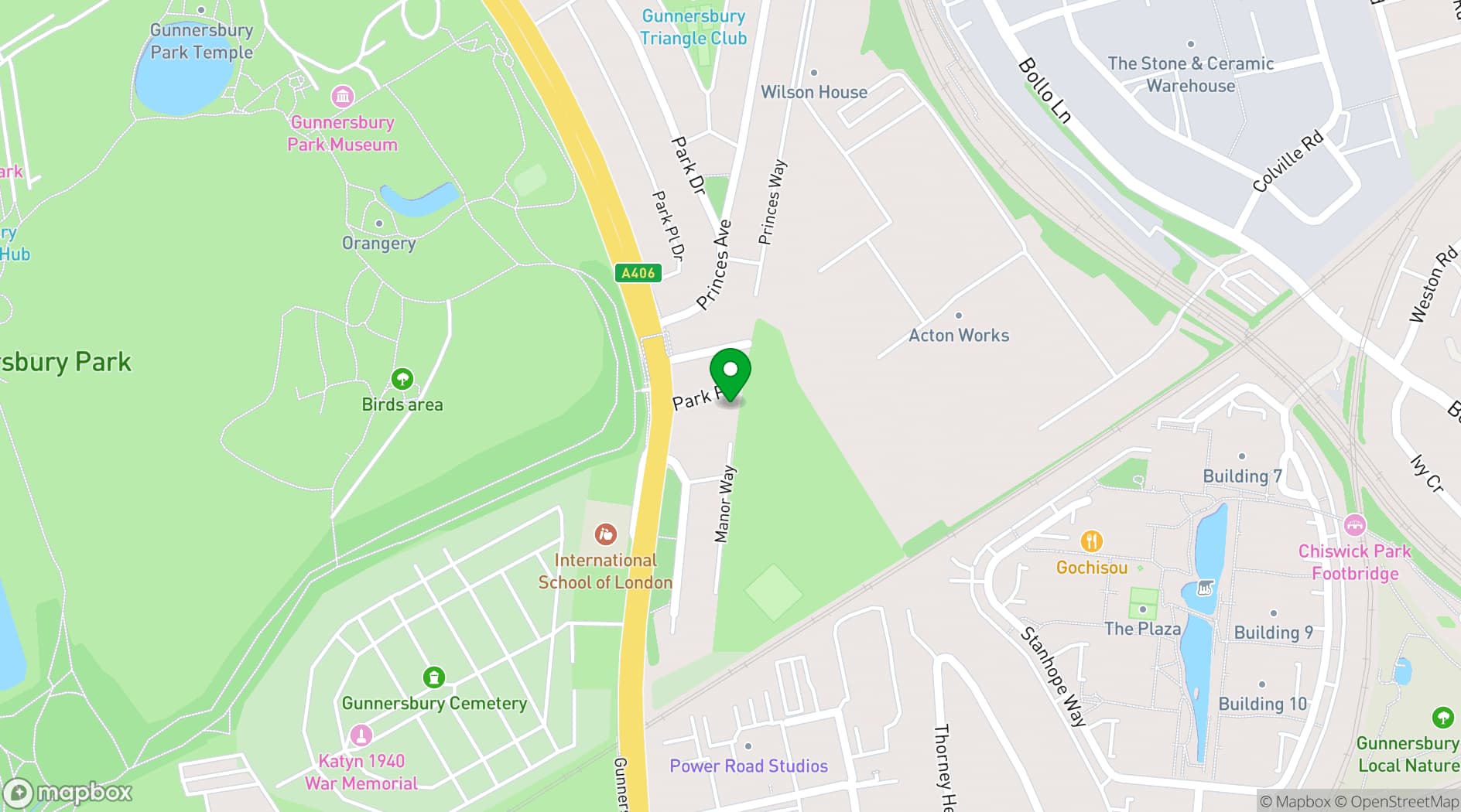 Map showing Vuk Banqueting Suite