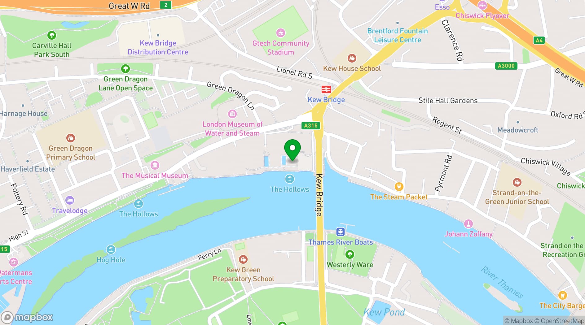 Map showing One Over the Ait