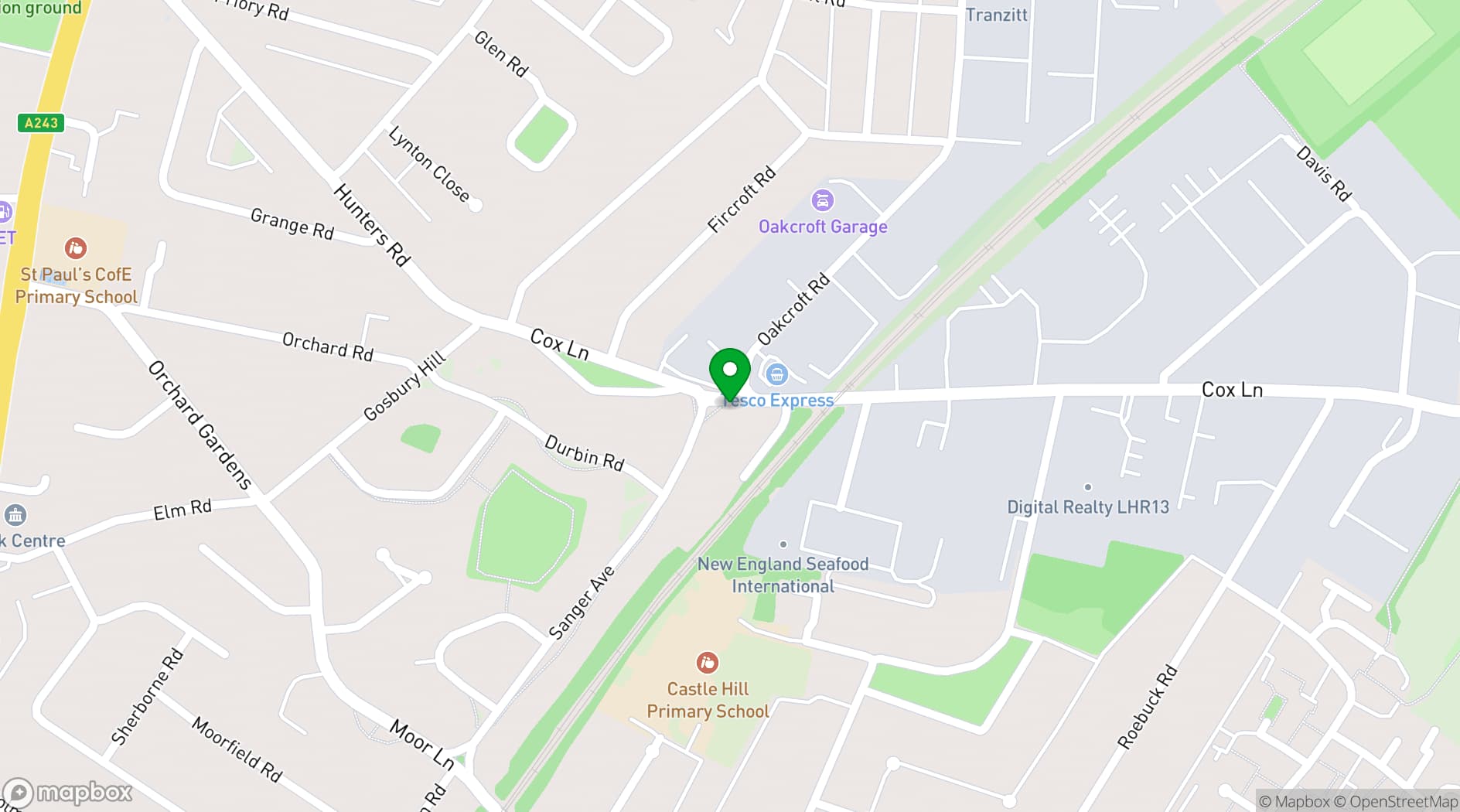 Map showing Chessington Business Centre