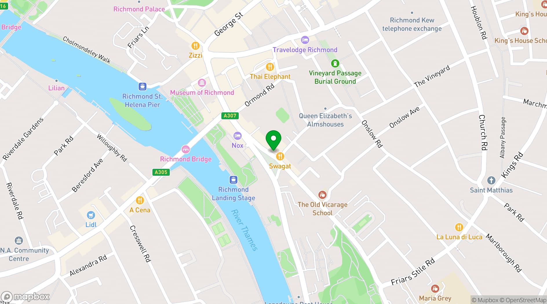 Map showing Books on the Rise