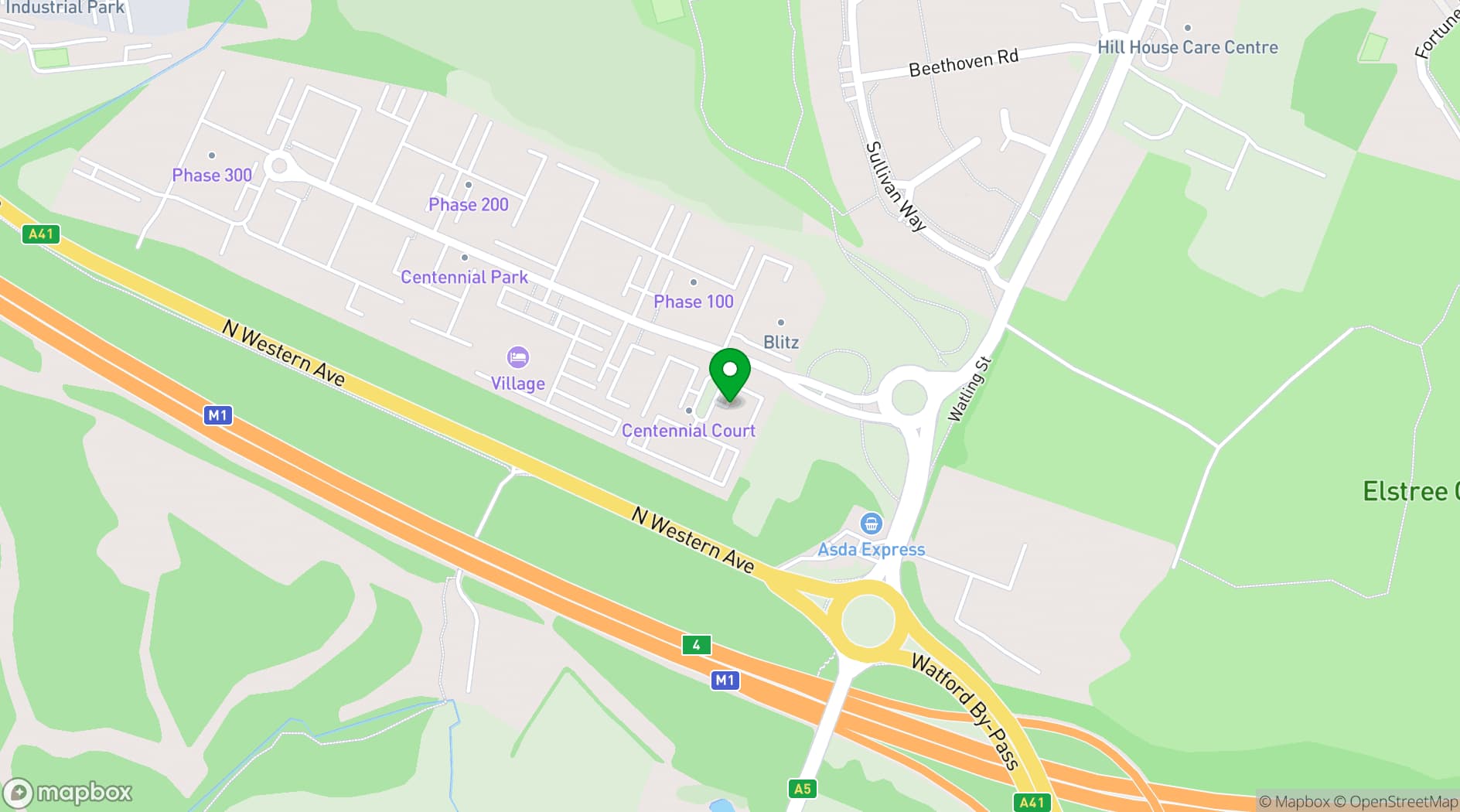 Map showing Catalyst House