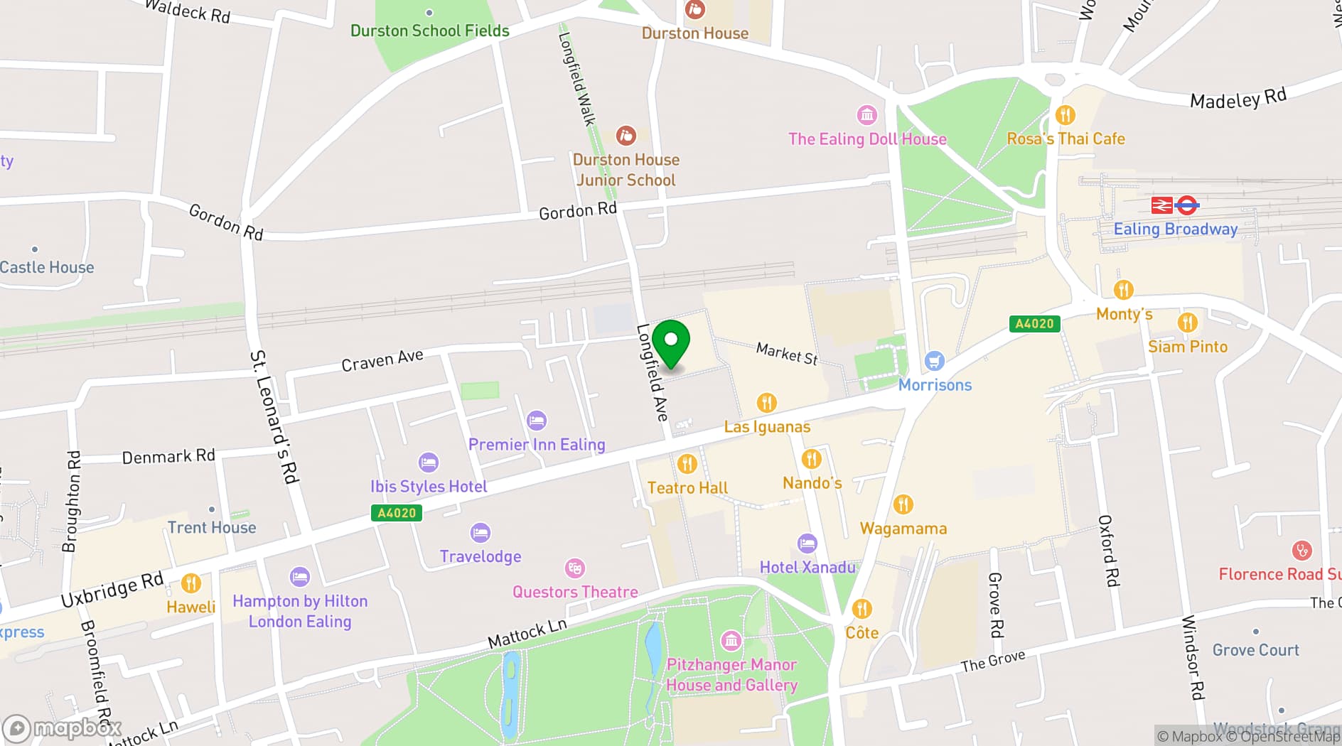 Map showing iD Studios