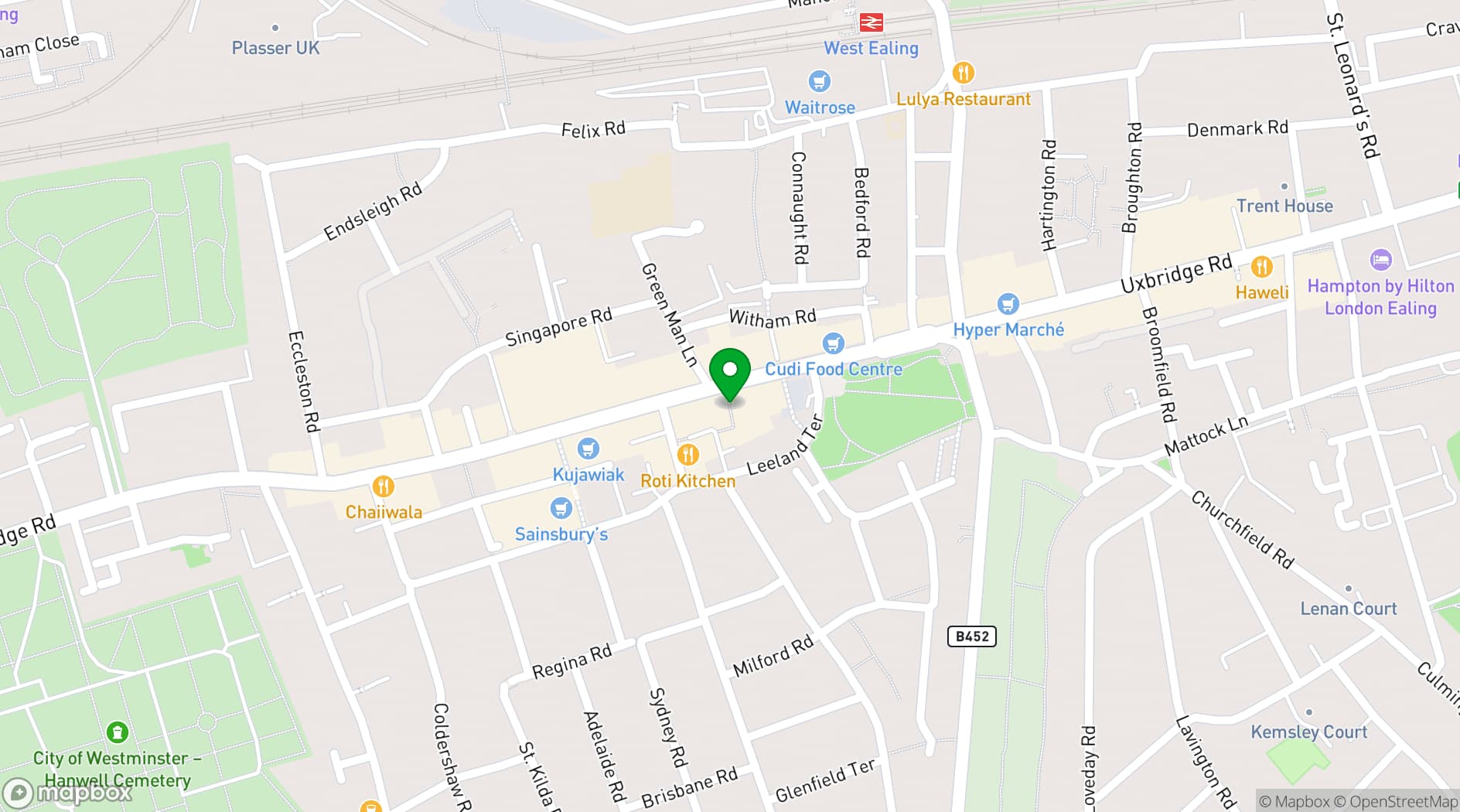 Map showing Angels club