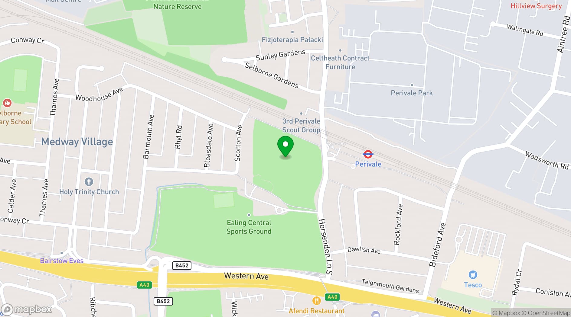 Map showing Impact Community Arts Centre