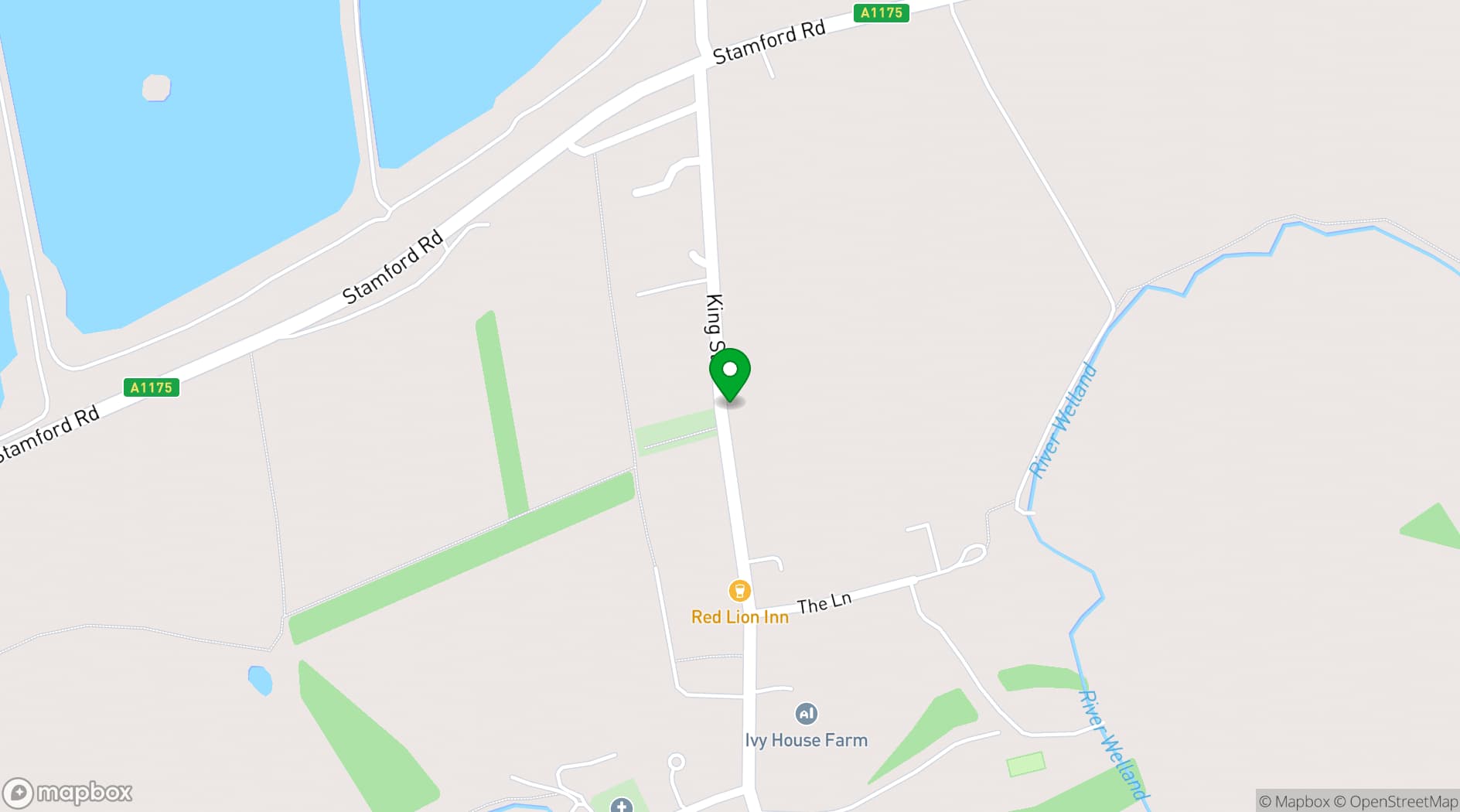 Map showing The Manor