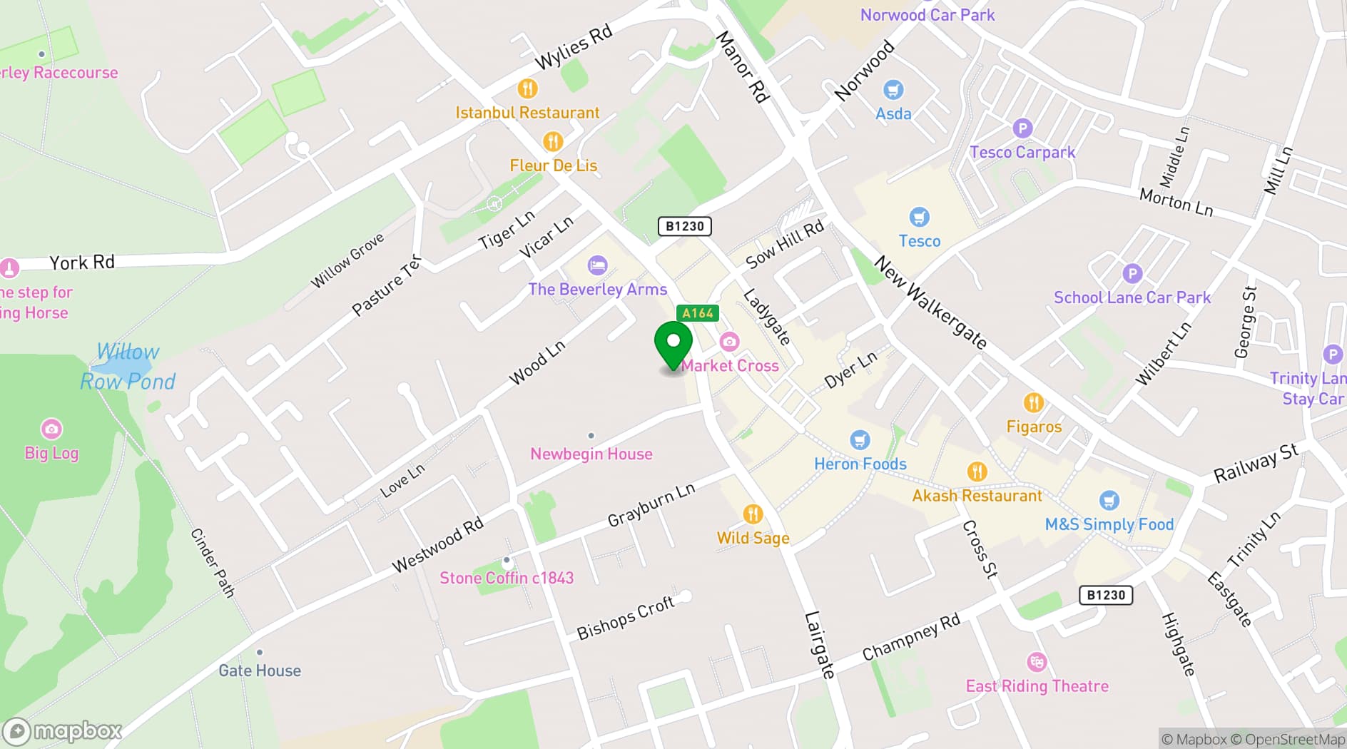 Map showing EVE Studio