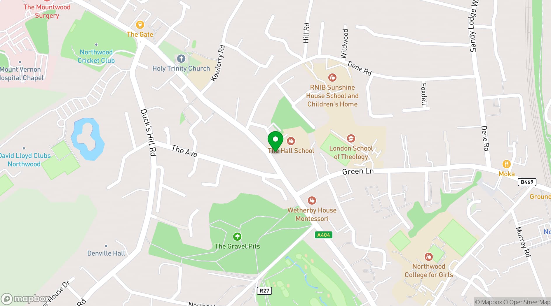 Map showing The Grange Country House
