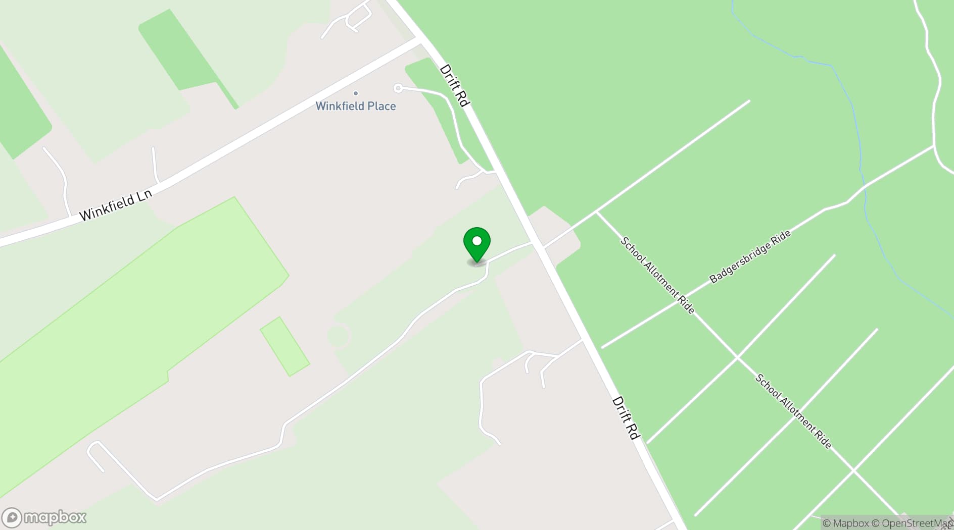 Map showing Emsworth Polo Grounds