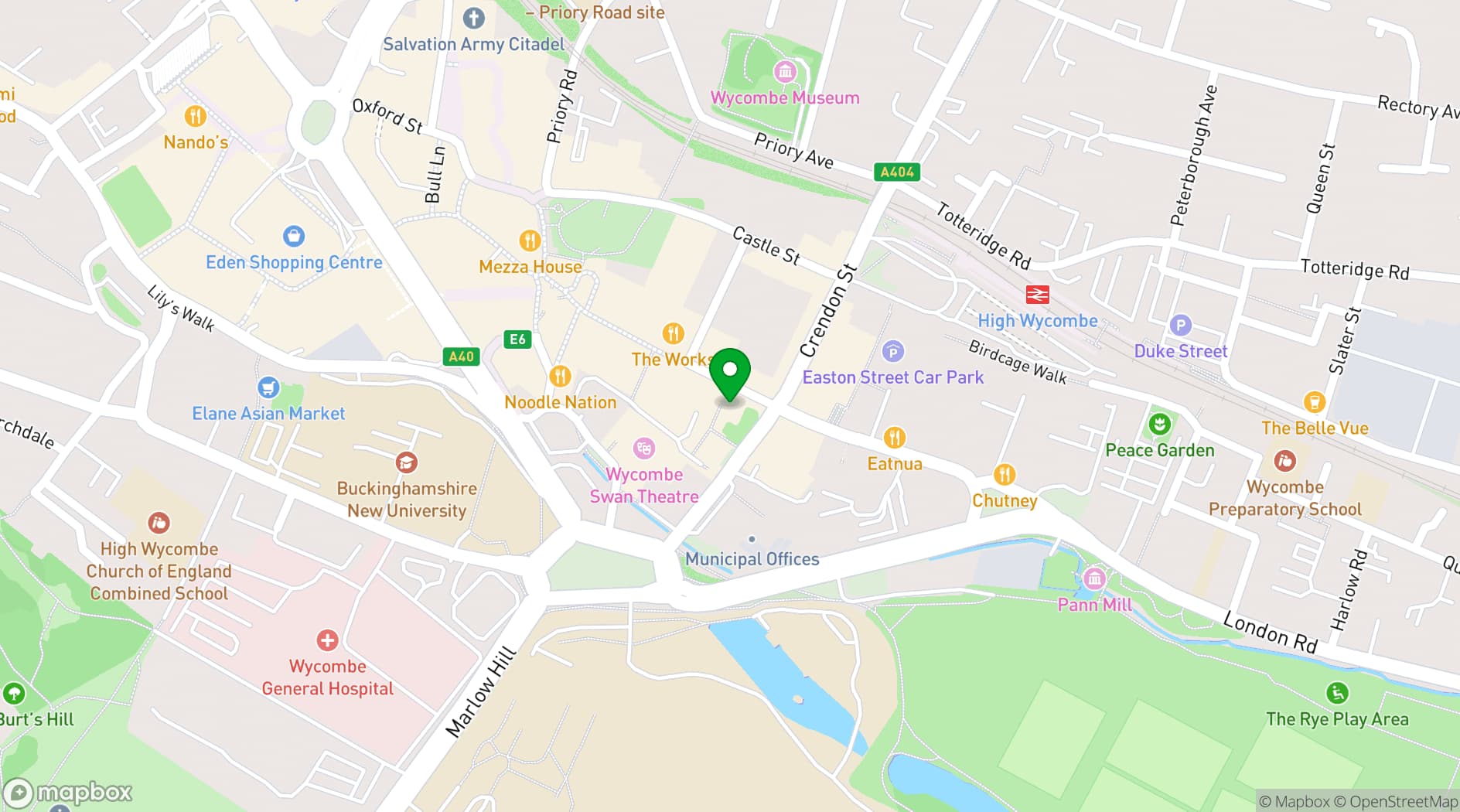 Map showing reZen