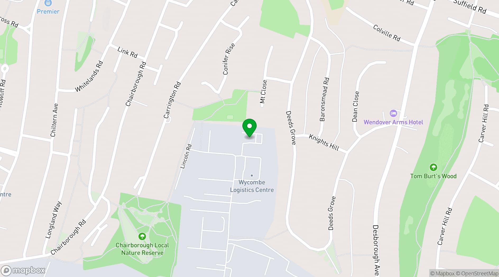 Map showing Studio88