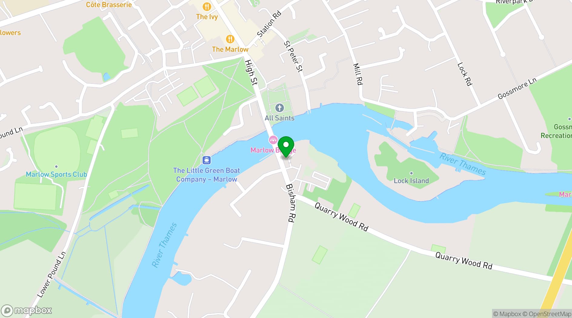 Map showing Macdonald Compleat Angler