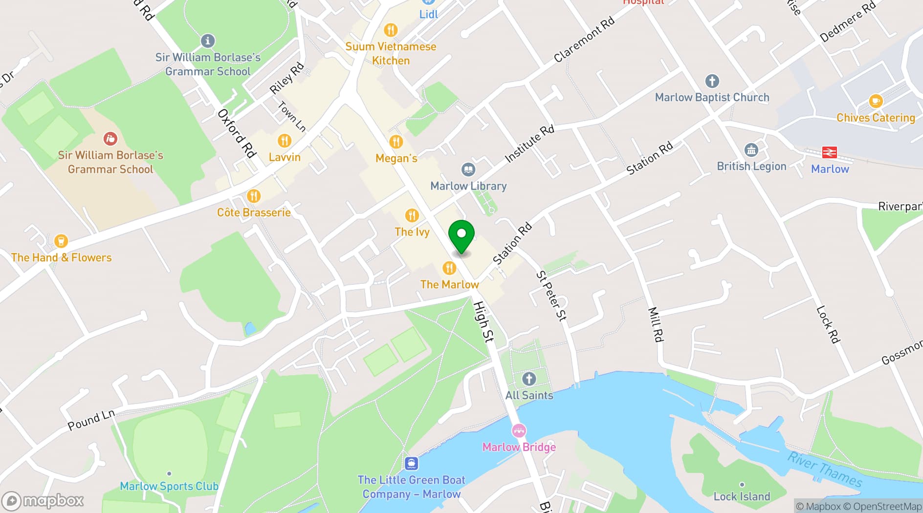 Map showing NOVA