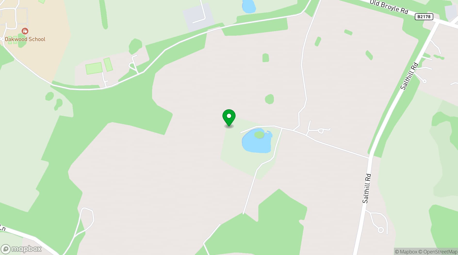 Map showing Northlands Farm