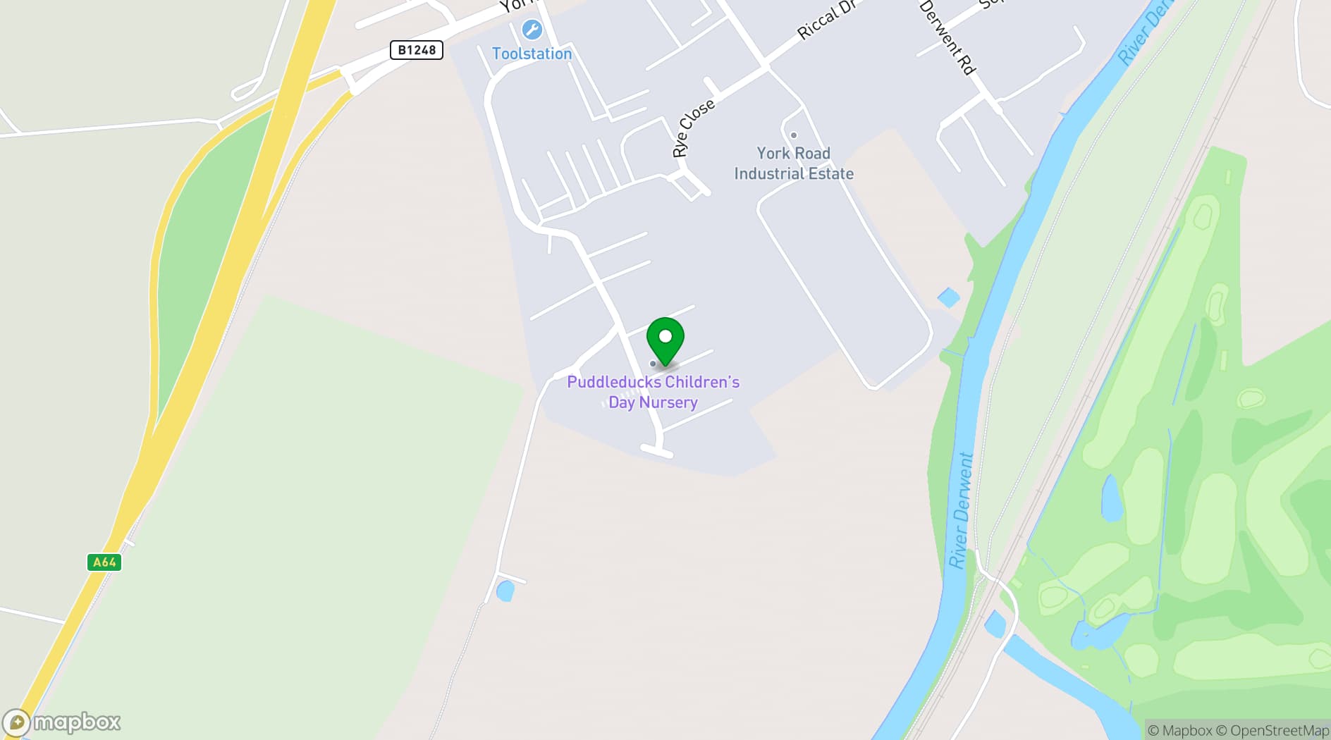 Map showing Enterprise House Conference Suite