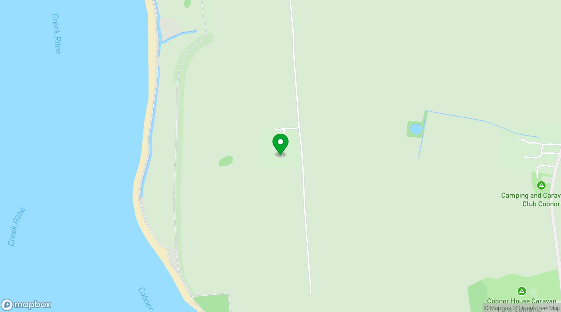 Map showing Chidham Barn