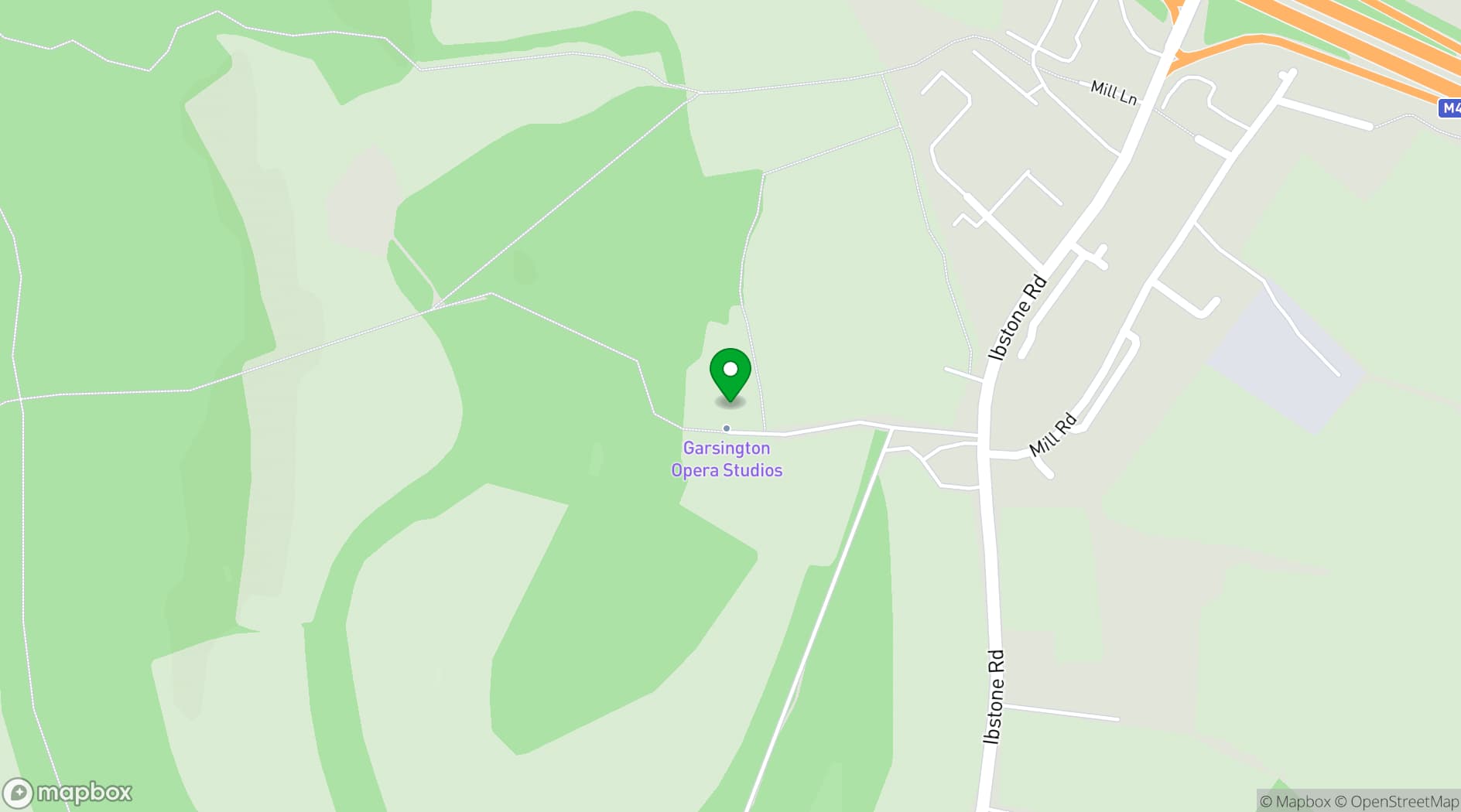 Map showing Garsington Studios