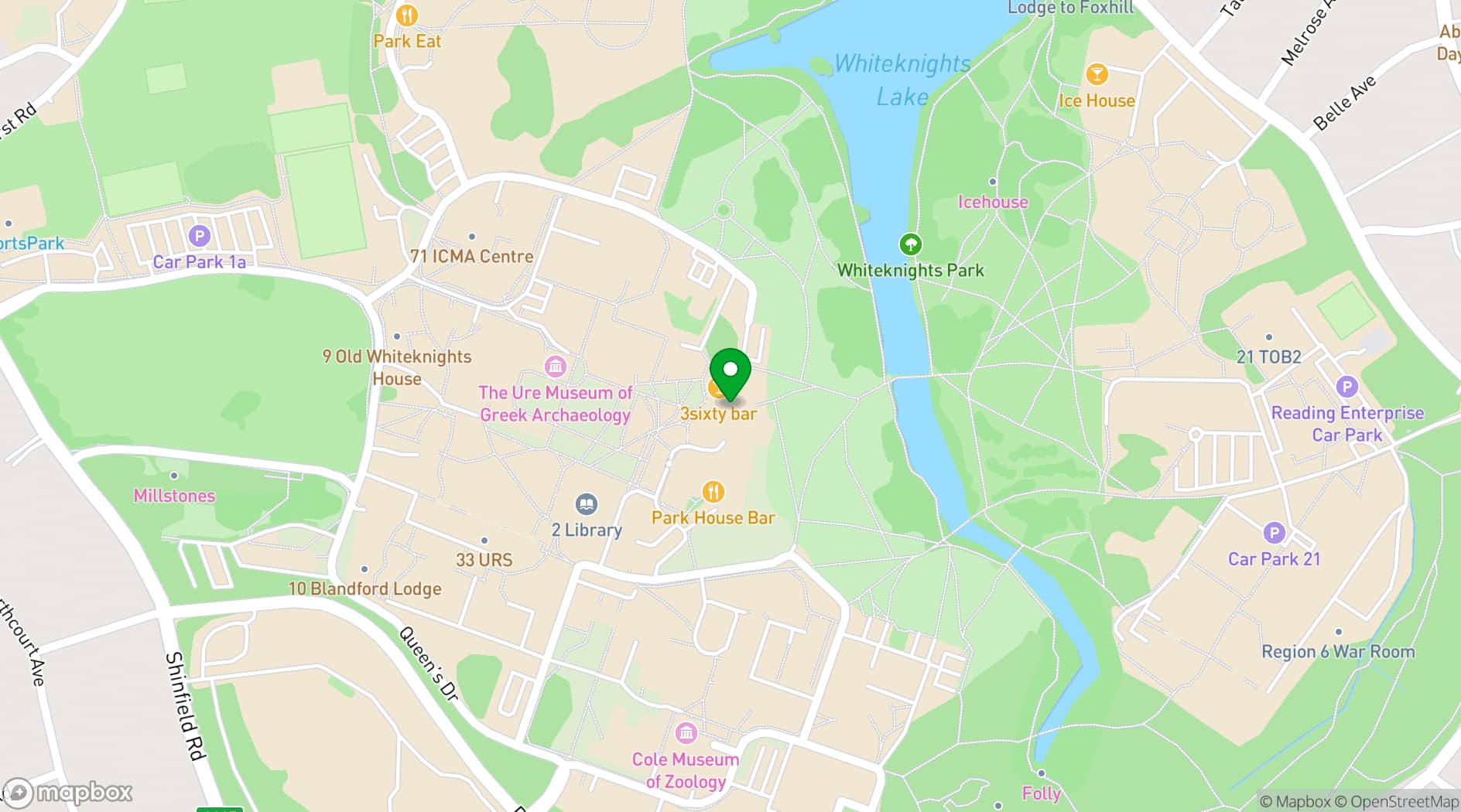 Map showing 3SIXTY