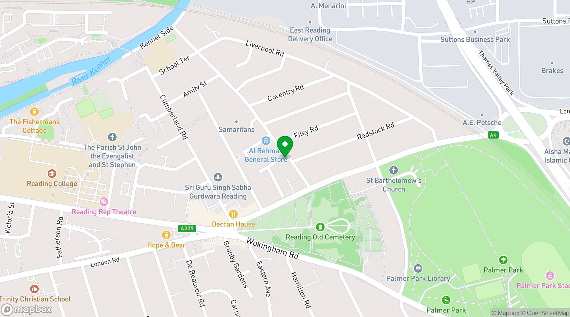 Map showing Community AF (cic)
