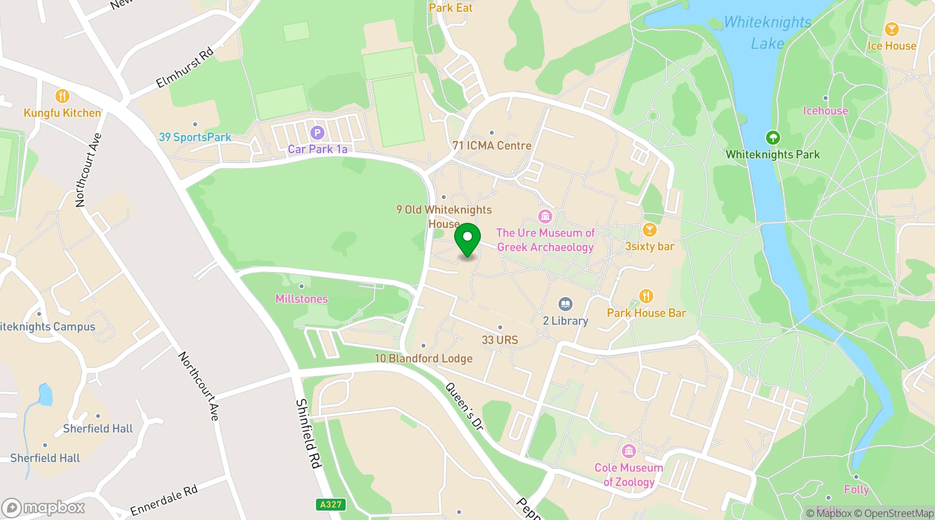 Map showing Park House
