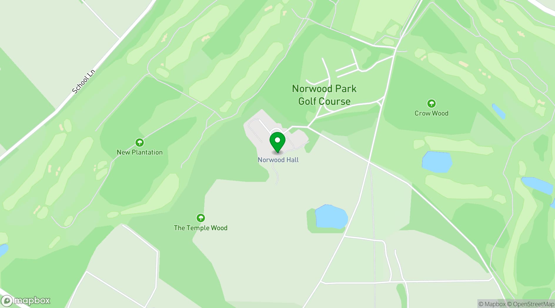 Map showing Norwood Park Country House