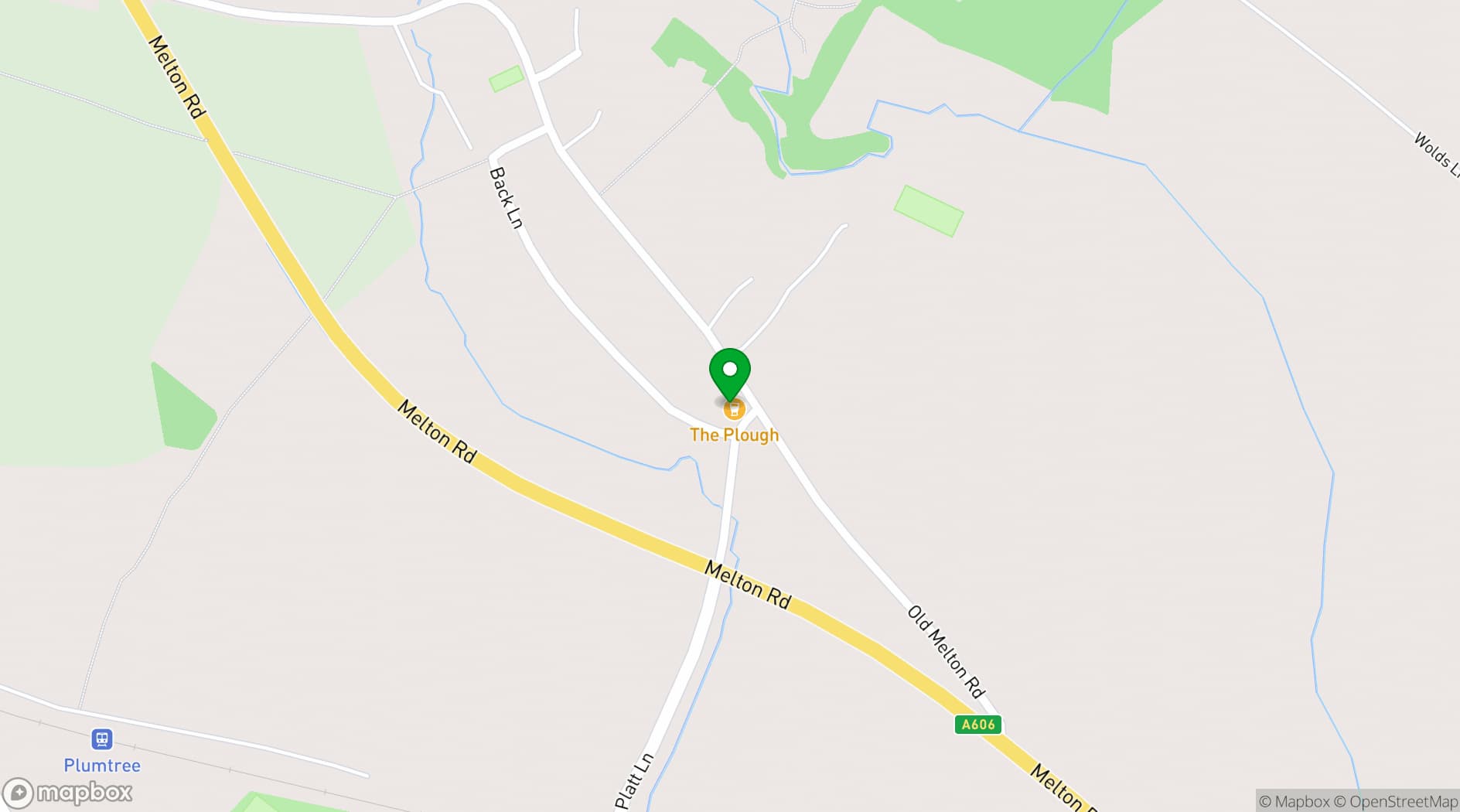 Map showing The Plough