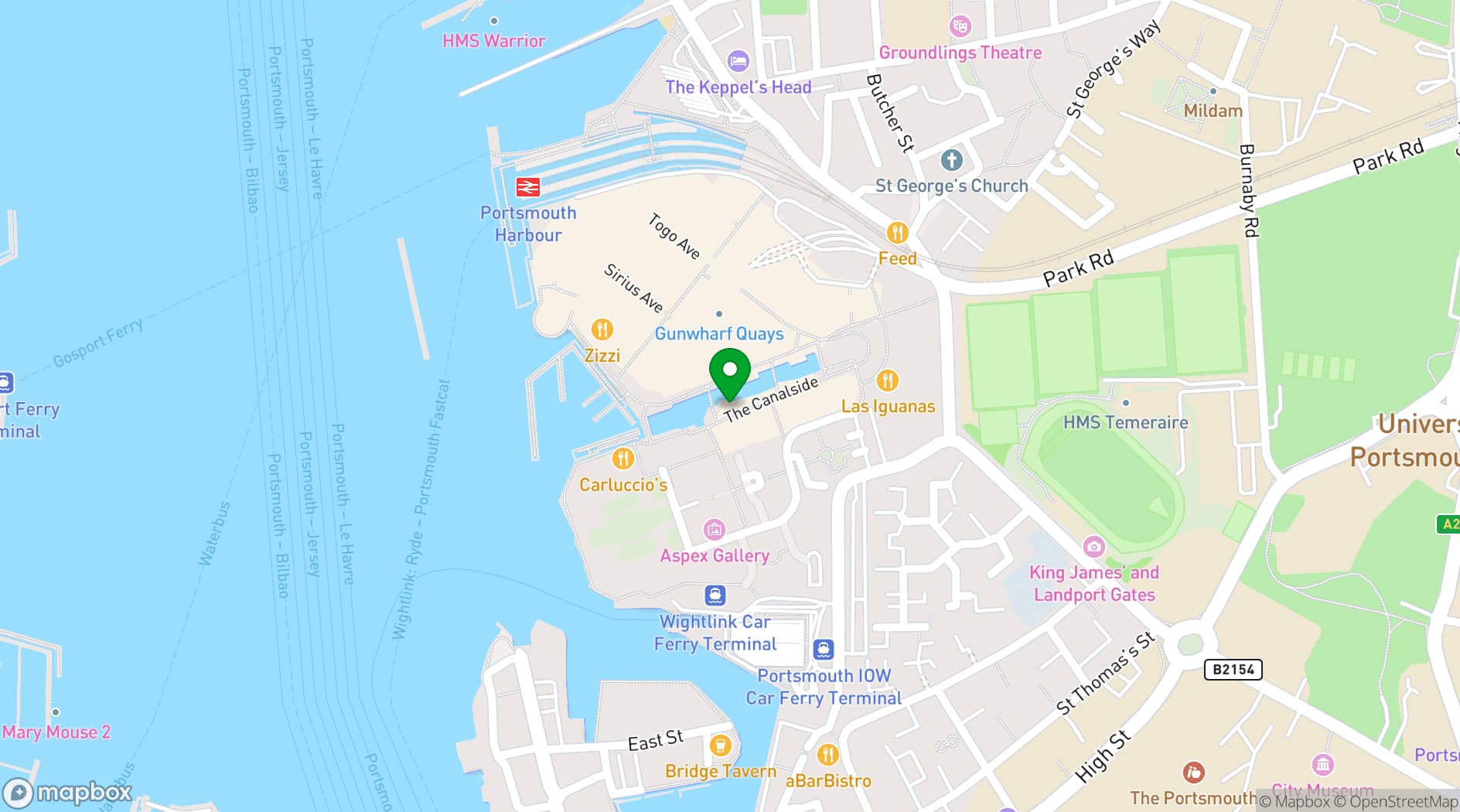 Map showing No Man's Fort