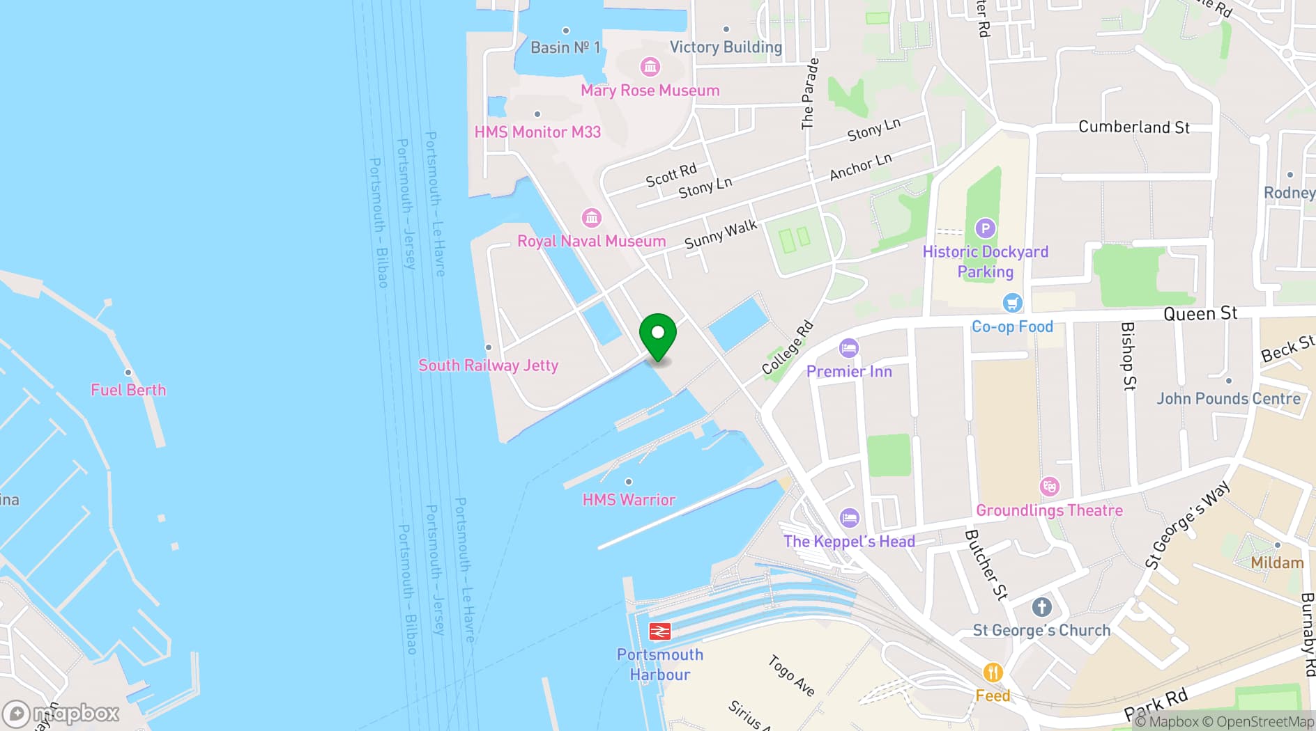 Map showing Boathouse 4