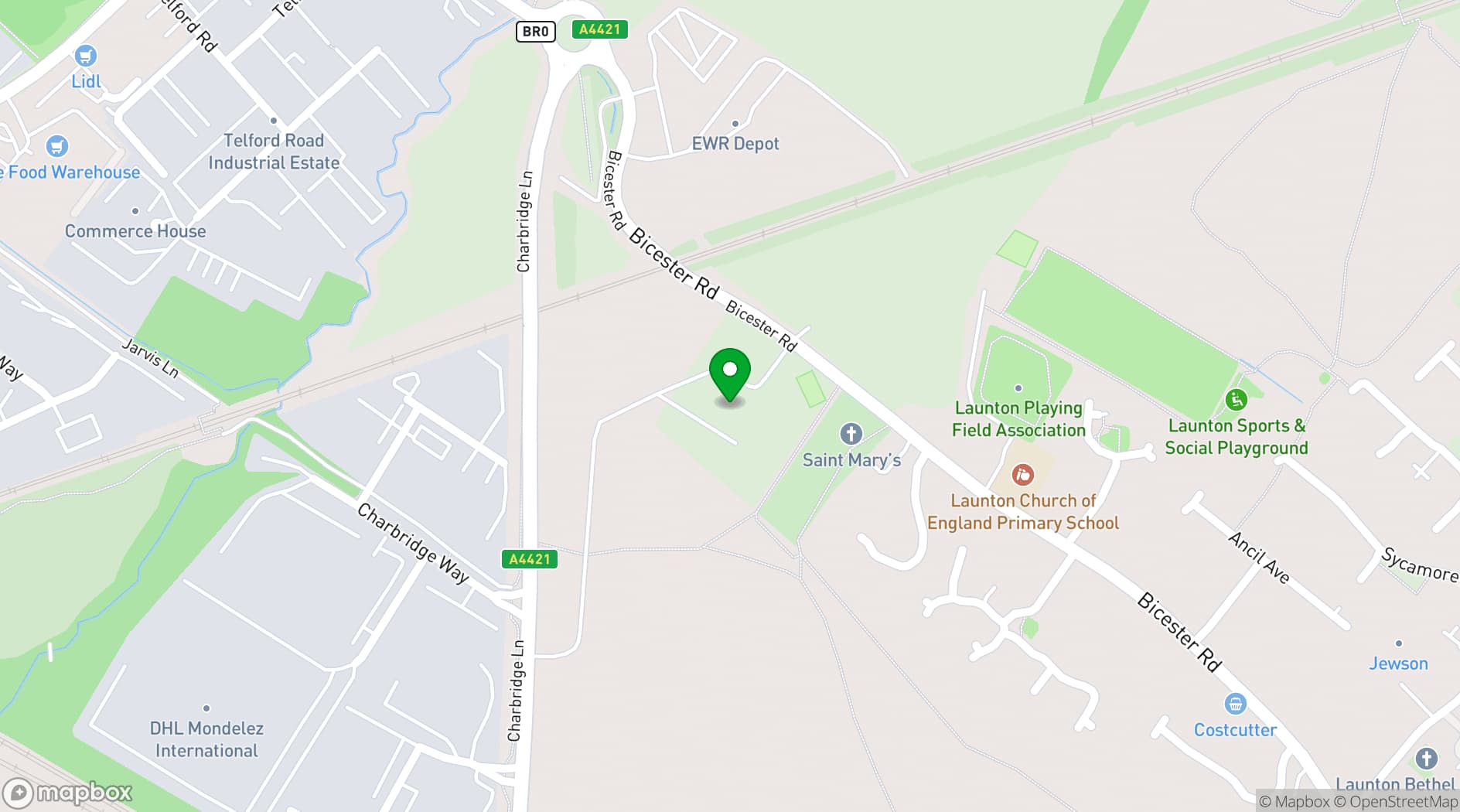 Map showing Tythe