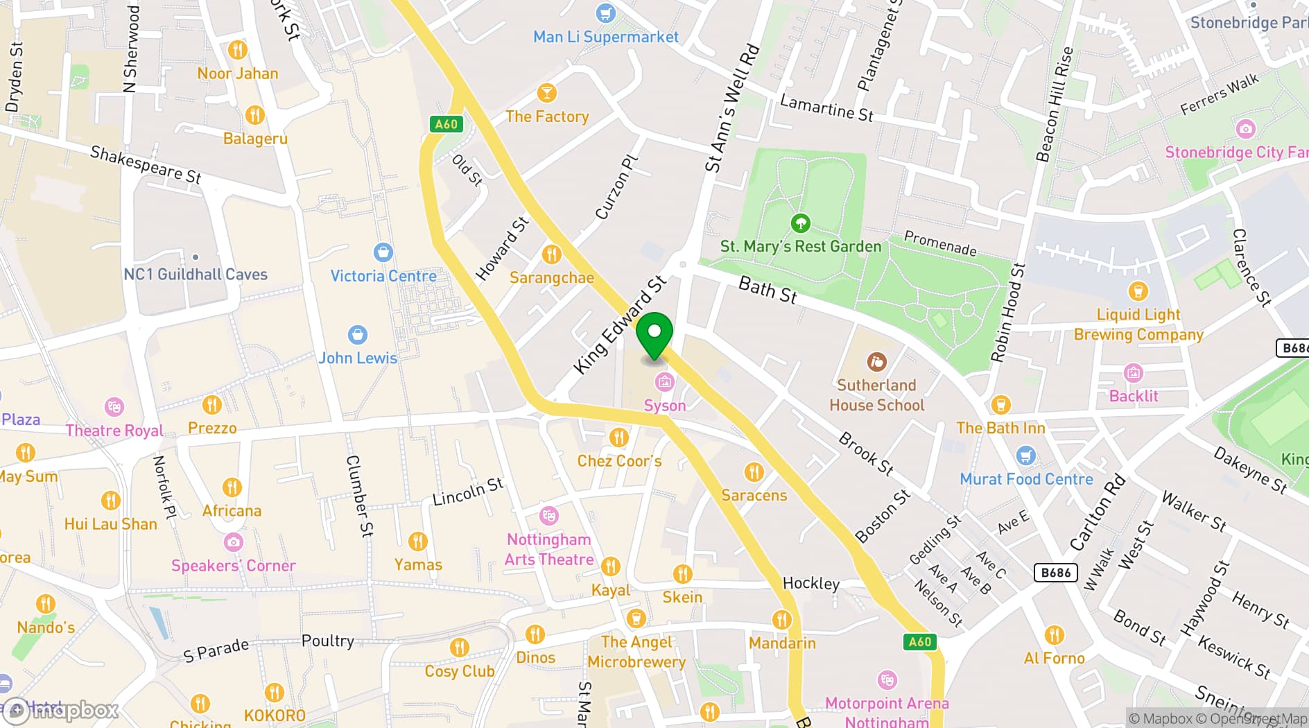 Map showing Antenna