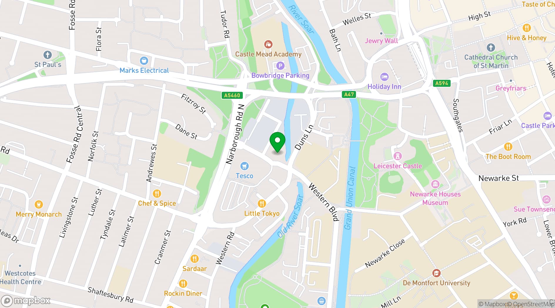 Map showing 2Funky Complex