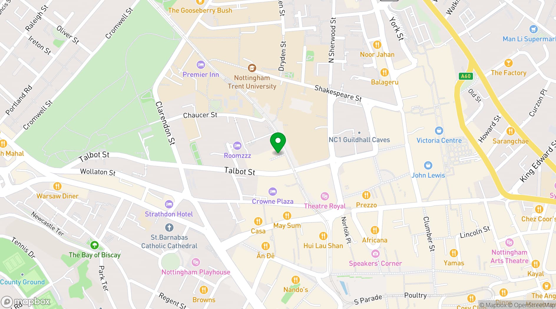 Map showing Stealth