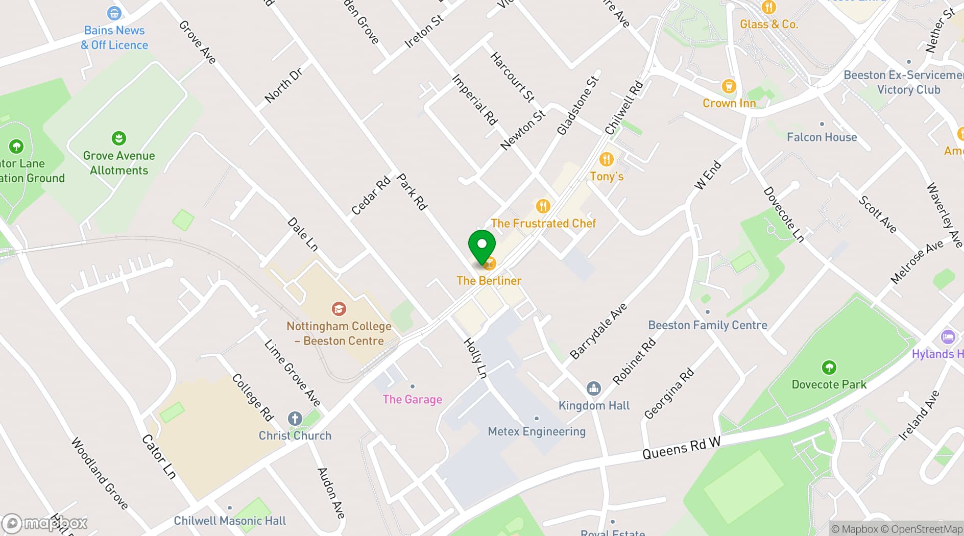 Map showing FABRIC