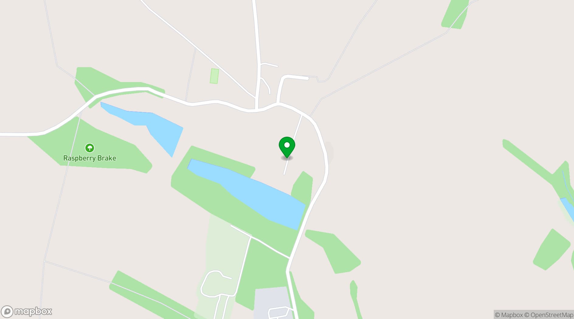 Map showing Middle Aston House
