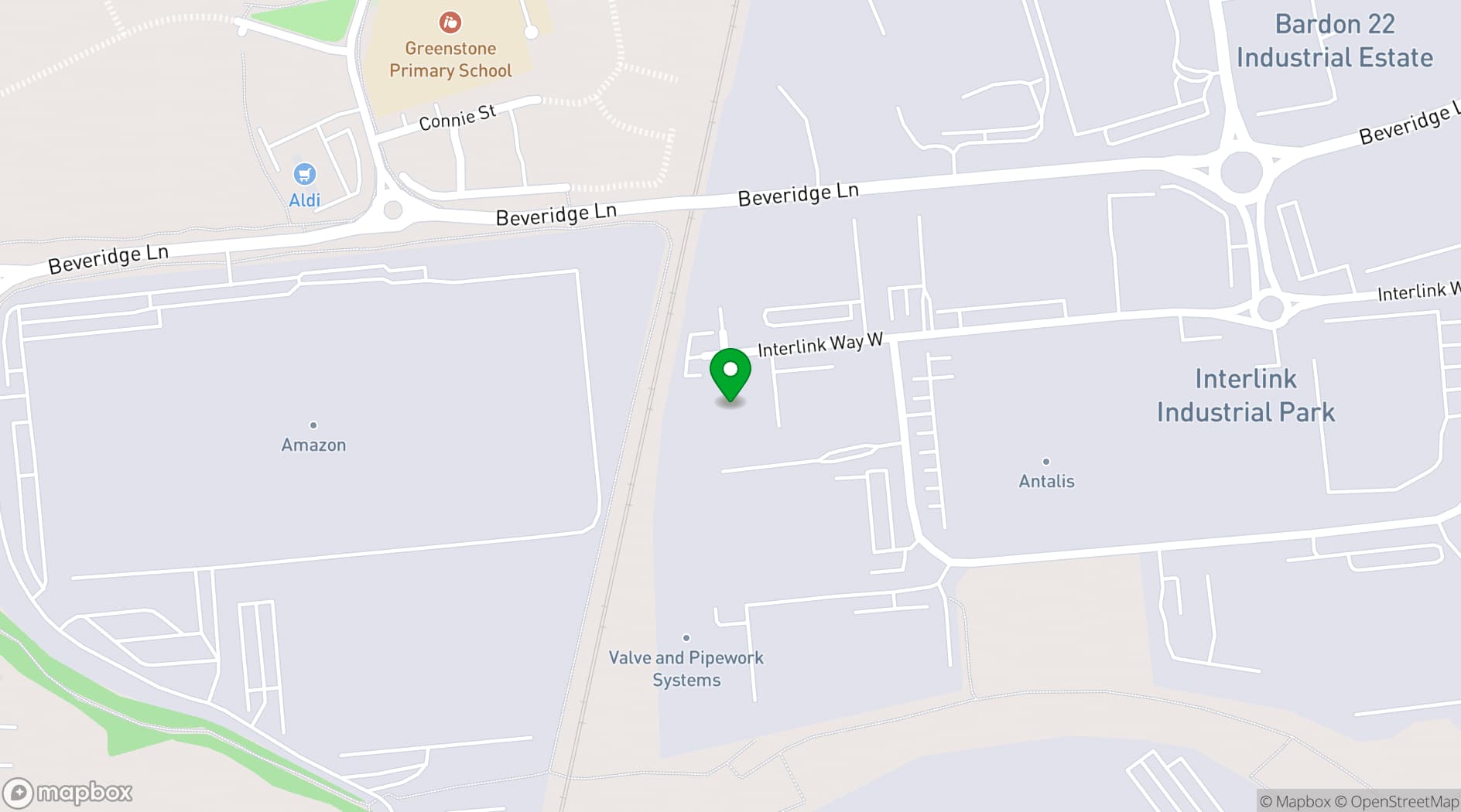 Map showing Innovation Centre