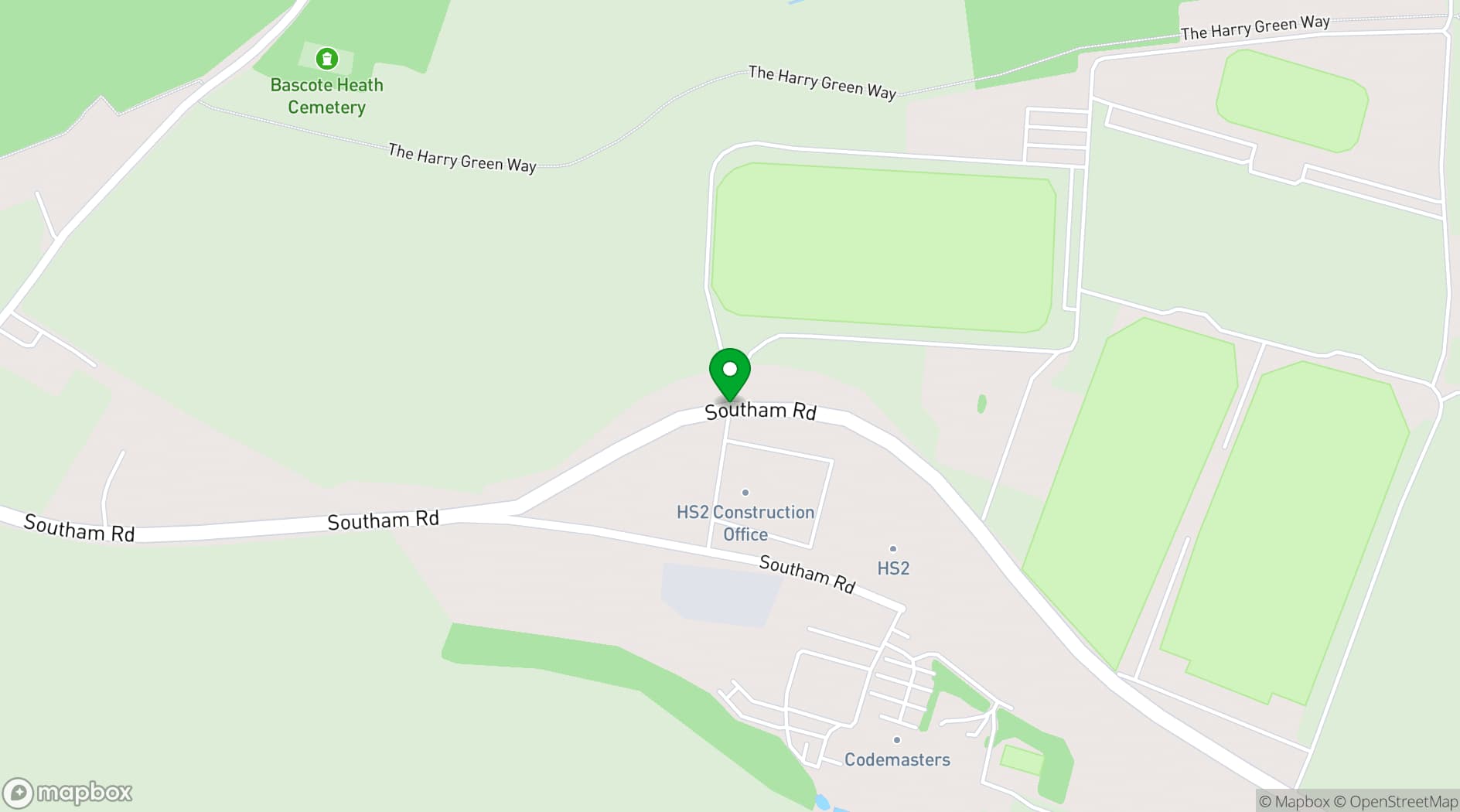 Map showing Dallas Burston Polo Club