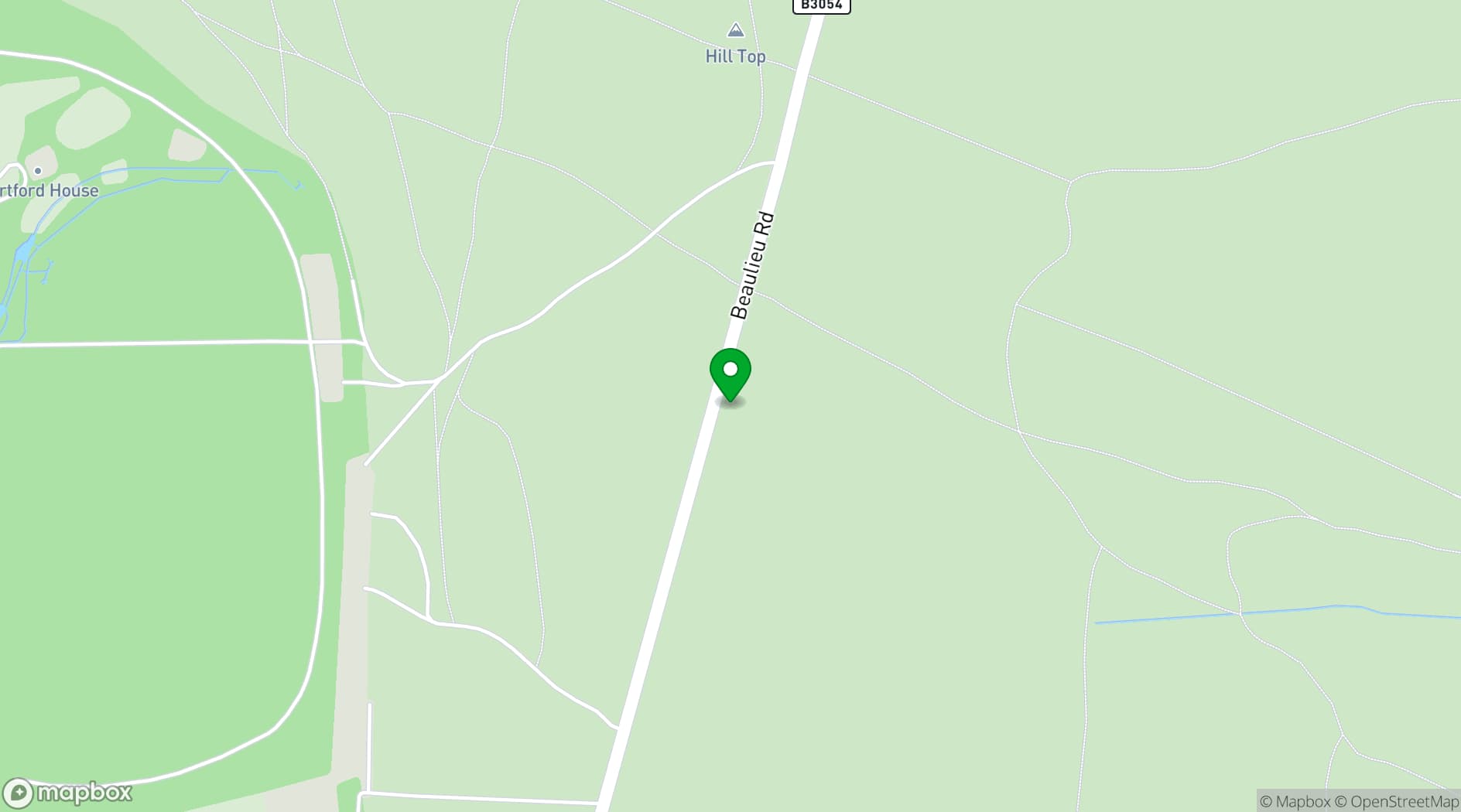 Map showing Beaulieu