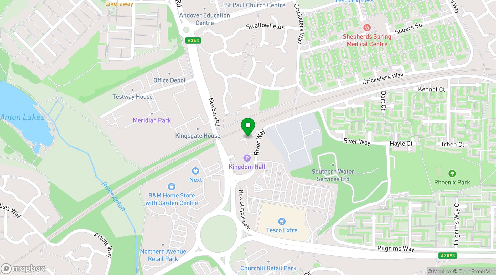 Map showing The Cube - Westmarch Business Centre