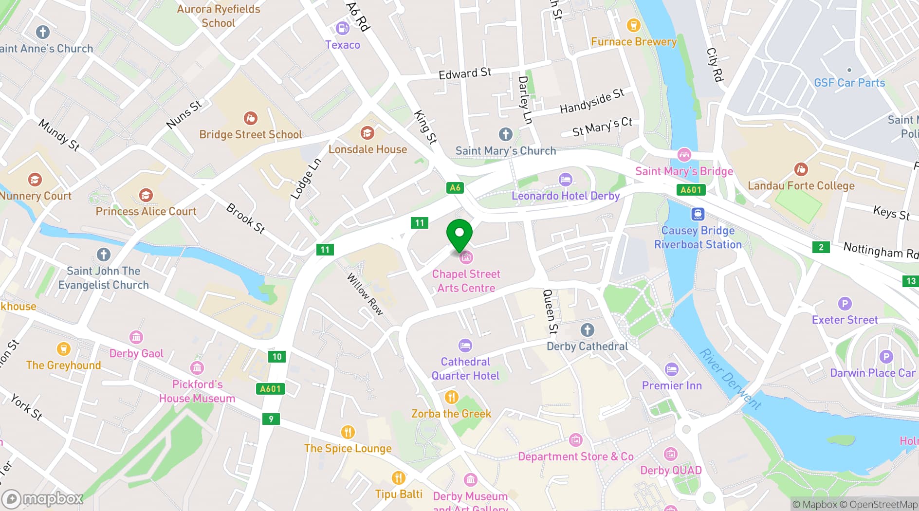 Map showing Déda