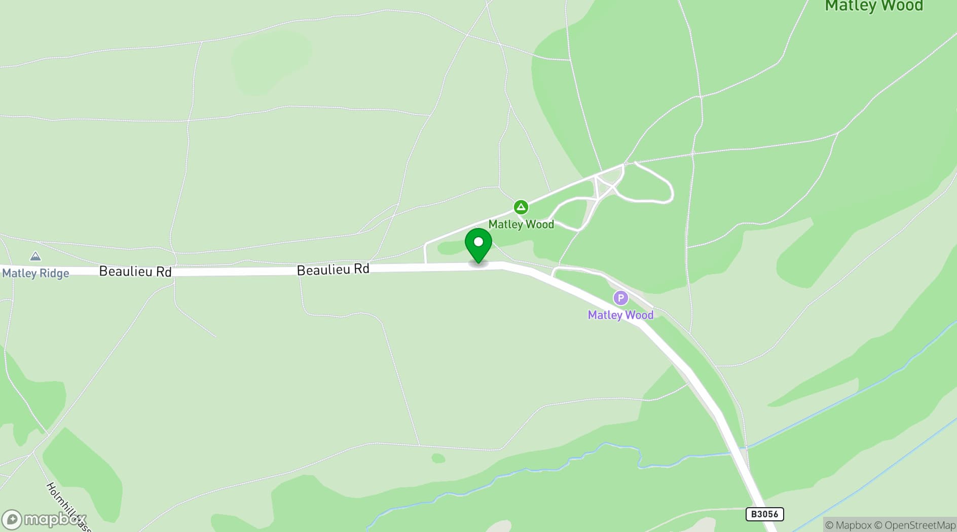Map showing  Lime Wood