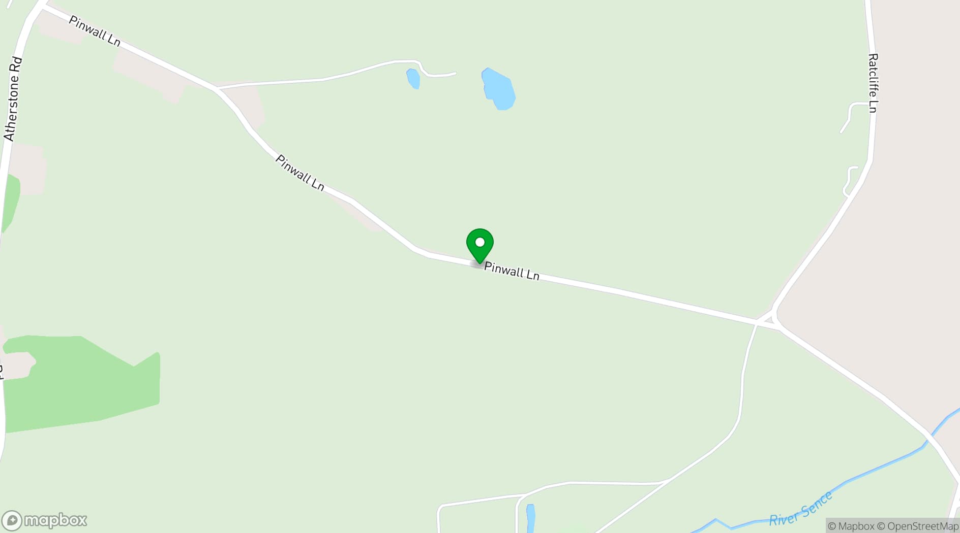 Map showing Mythe Barn Events