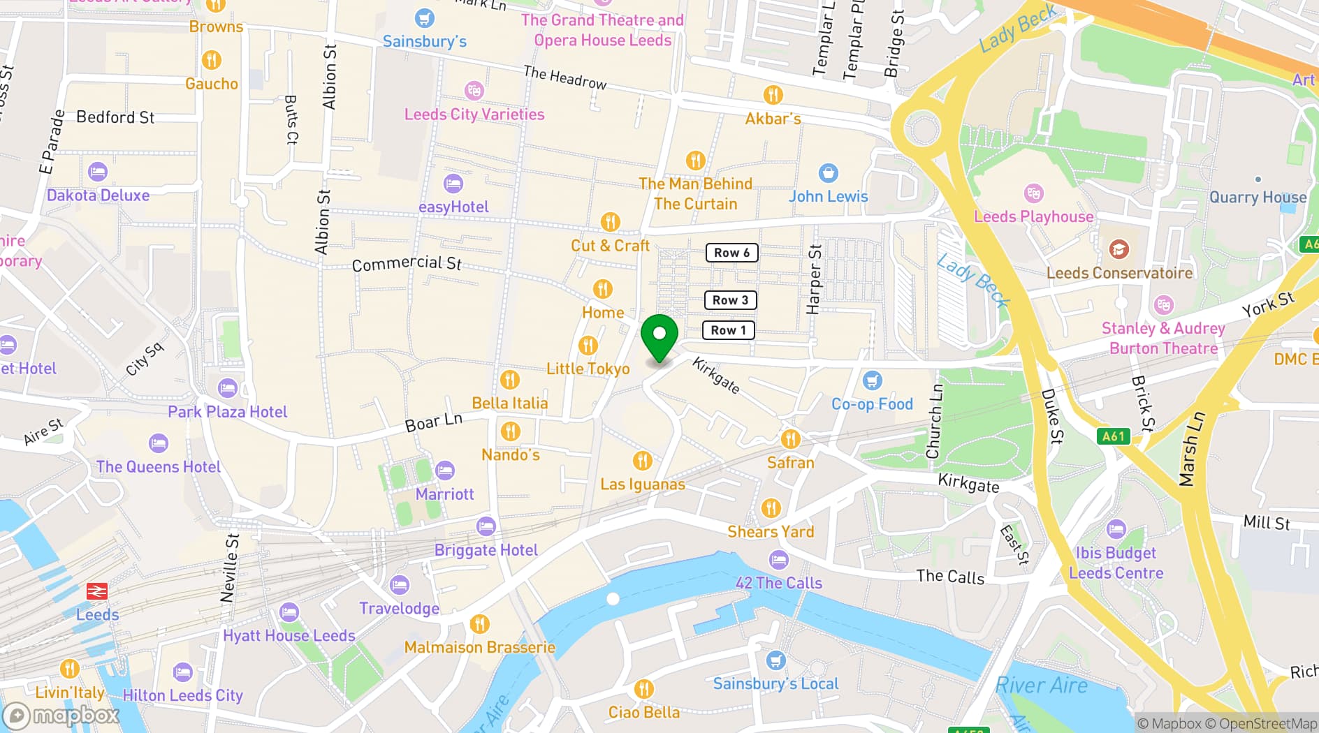 Map showing Behind Closed Doors