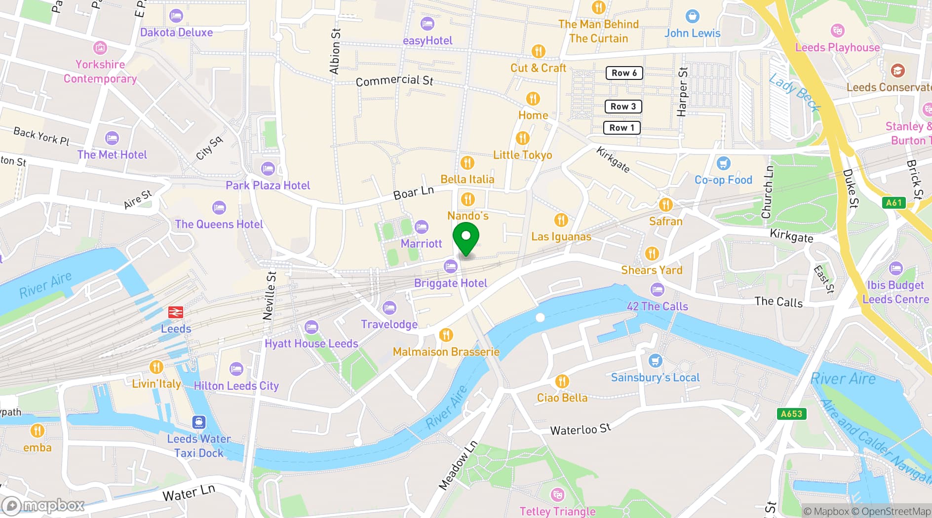 Map showing Under The Arches