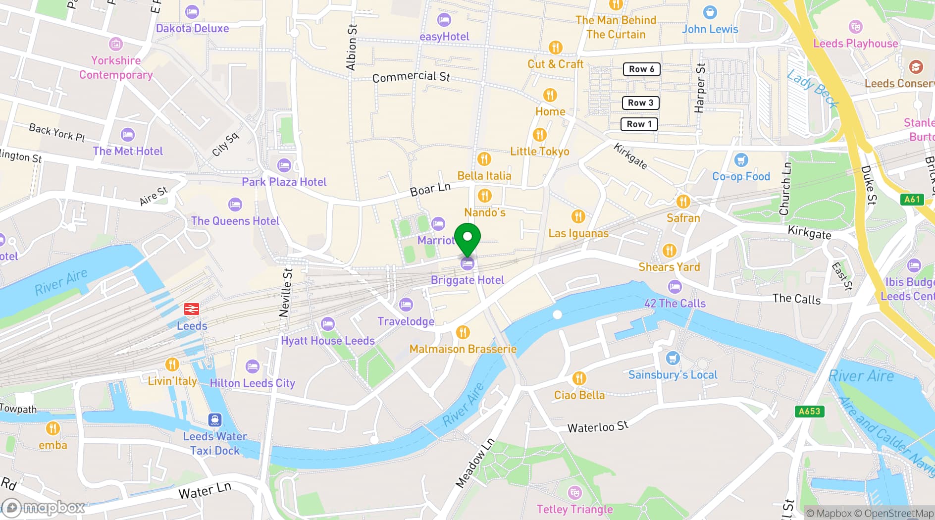 Map showing The Viaduct Showbar