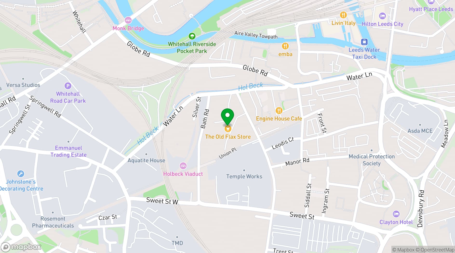 Map showing The Chapter Hall