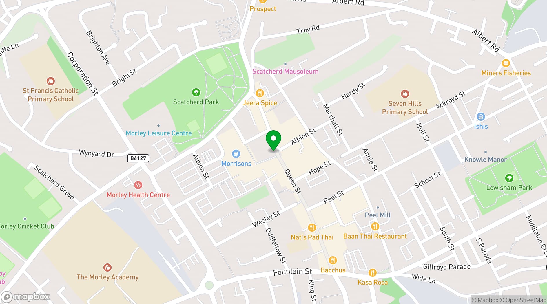 Map showing sky emerald banqueting suite