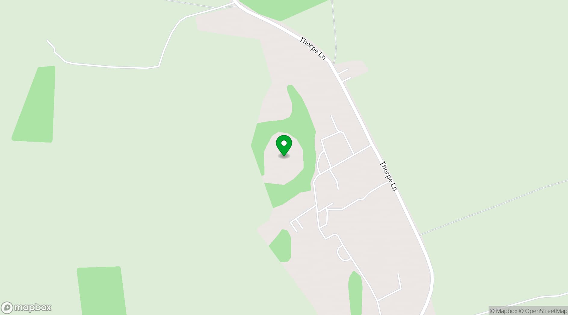 Map showing Thorpe Garden