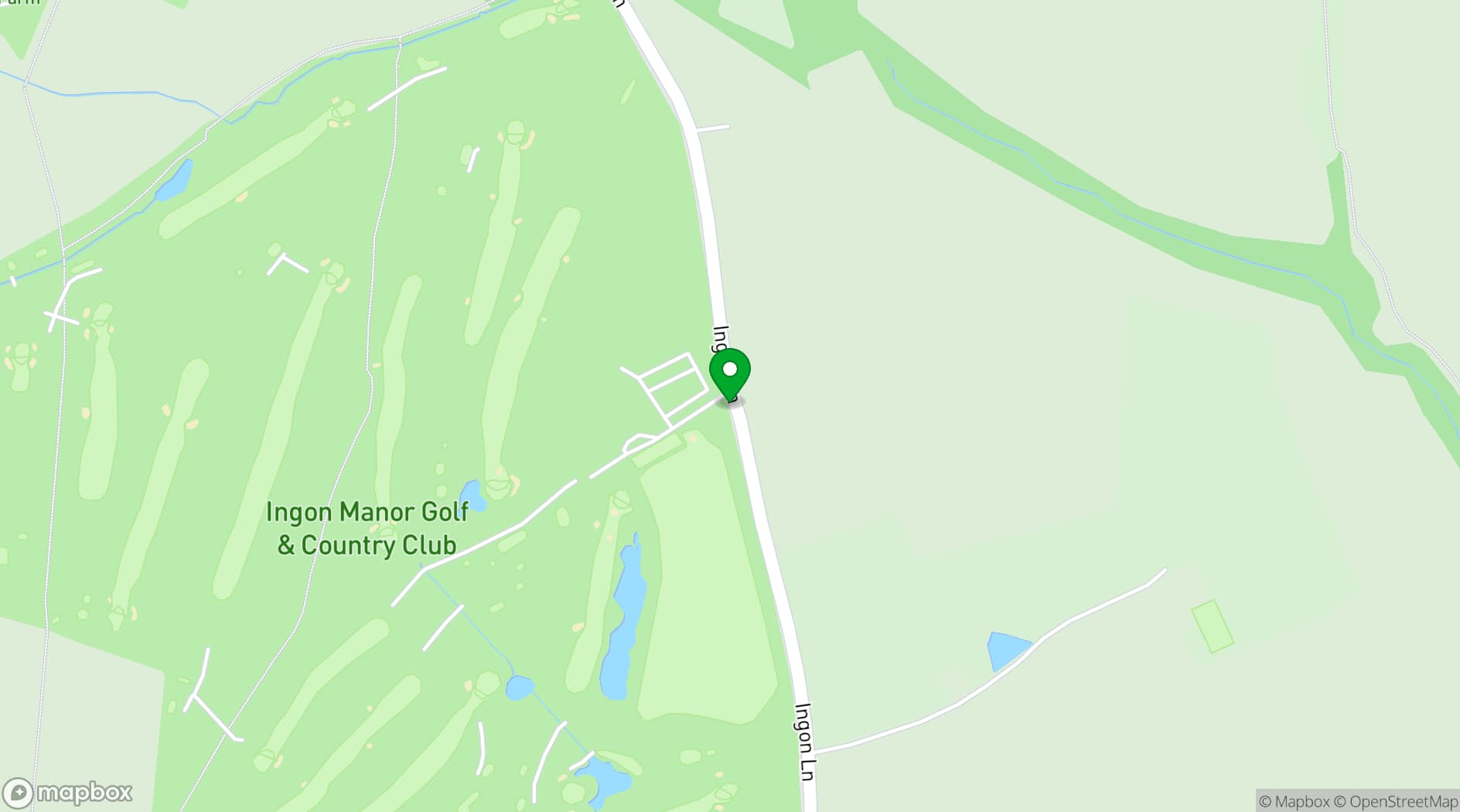 Map showing The Meadow Barn