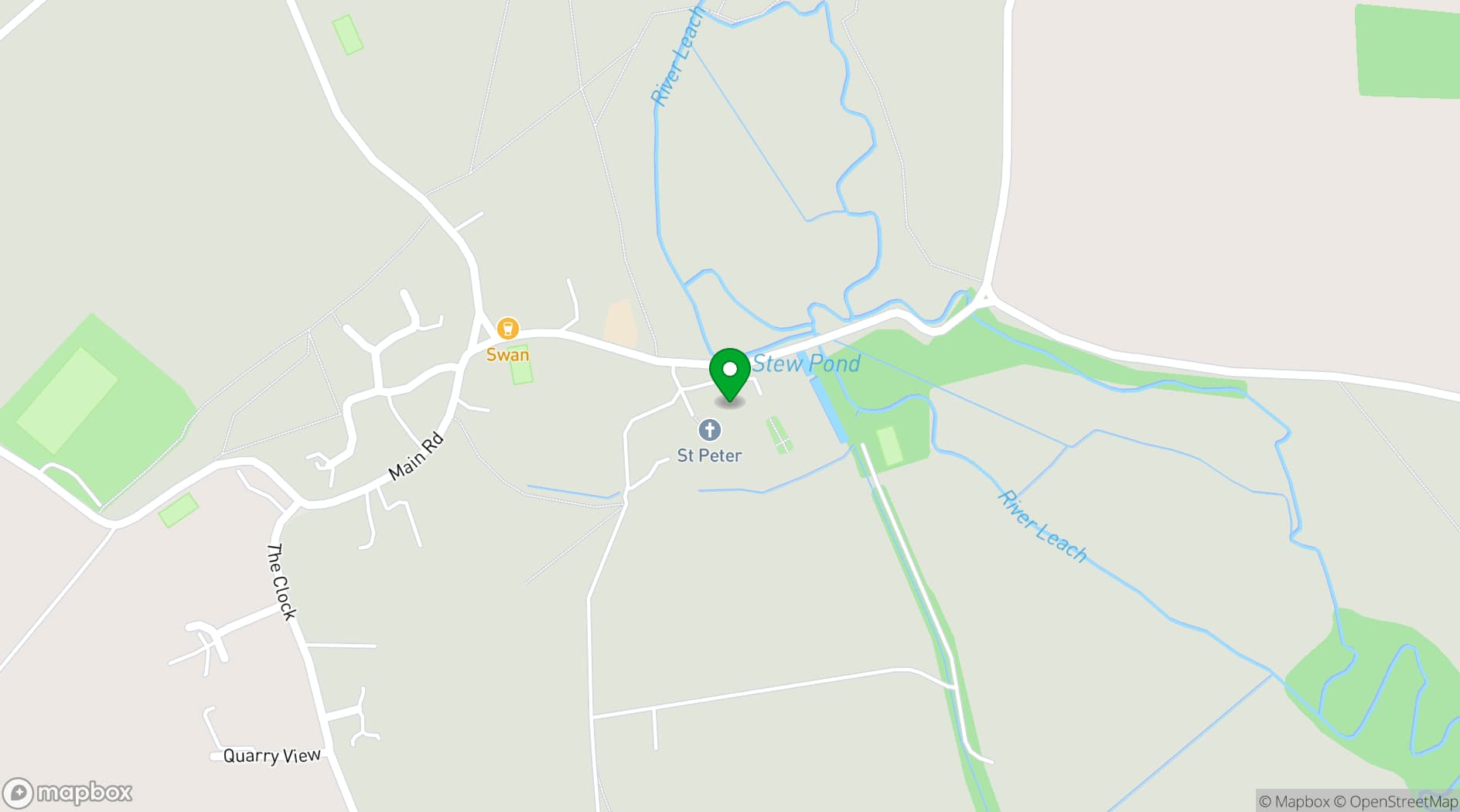 Map showing Thyme